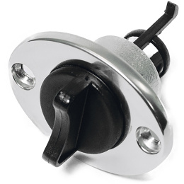 Заглушка дренажная Sunfine 24 мм нерж сталь и нейлон (SF20322)